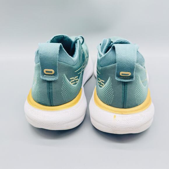 ASICS Shoes Womens 9.5 Teal Green Gel Nimbus 25 PureGEL Running Athletic Sneaker - Picture 7 of 13